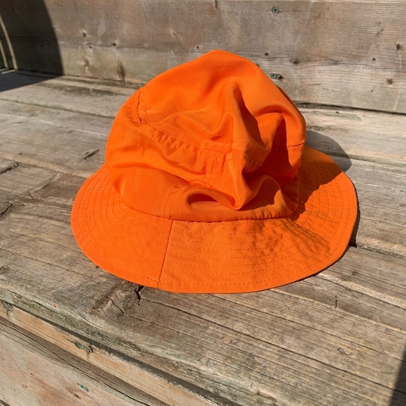 💛 Original Penguin Orange Bucket Hat - One Size Fits Most - Picture 2 of 6